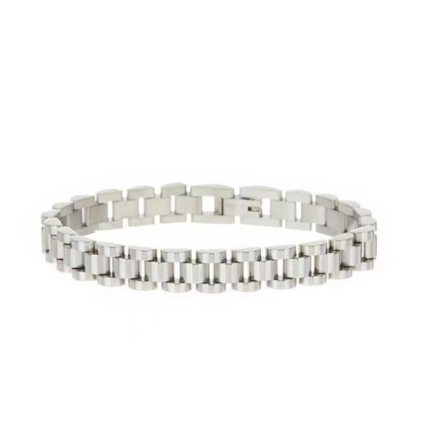 Stainless Steel Plated Detachable Wristband Bracelet Bangle For Women