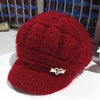 Wool Women's Fashion Hat Plush Knitted Wind Shield Ear Guard