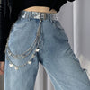 Stylish Waist Pants Belt Chain Multilayer Chain Ring Trousers Belt