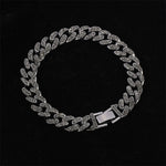 Curb Ankle Bracelet Jewelry Cuban Chain Bling Foot Anklet