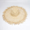 Handmade Women Straw Sun Hats Large Wide Brim Beach Straw Sun Caps