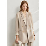 Minimalism Spring Suit Female Office Lady Blazer High Waist Officewear