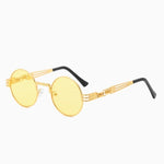 Round Sunglasses Women Metal Glasses Vintage Sunglasses