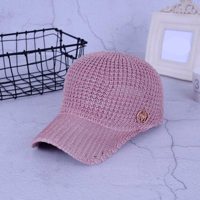 Mesh Snapback Baseball Caps Breathable Cap For Women Girls Sun Hat