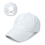 Ponytail Baseball Caps Women Criss Cross Messy Bun Snapback Hat