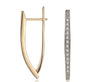 V Shape Earrings-Earrings-Arimonz-A-Gold-Arimonz