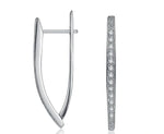 V Shape Earrings-Earrings-Arimonz-A-Silver-Arimonz