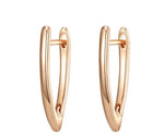 V Shape Earrings-Earrings-Arimonz-B-Rose Gold-Arimonz