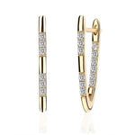 V Shape Earrings-Earrings-Arimonz-C-Gold-Arimonz
