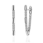 V Shape Earrings-Earrings-Arimonz-C-Silver-Arimonz
