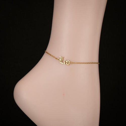 Vintage 12 Constellation Anklet For Women Zodiac Charm Jewelry-Anklets-Arimonz-Arimonz