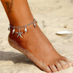 Vintage Anklets for Women Starfish Shell Pendant Anklet Summer Beach Foot Ankle Bohemian Anklet-Anklets-Arimonz-Arimonz