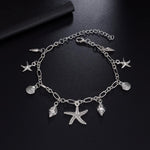 Vintage Anklets for Women Starfish Shell Pendant Anklet Summer Beach Foot Ankle Bohemian Anklet-Anklets-Arimonz-Arimonz