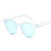 Vintage Black Cat Eye Sunglasses Woman Round Sunglasses-Sunglasses-Arimonz-Blue-Arimonz
