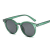 Vintage Black Cat Eye Sunglasses Woman Round Sunglasses-Sunglasses-Arimonz-GreenGray-Arimonz