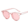 Vintage Black Cat Eye Sunglasses Woman Round Sunglasses-Sunglasses-Arimonz-Pink-Arimonz