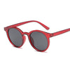 Vintage Black Cat Eye Sunglasses Woman Round Sunglasses-Sunglasses-Arimonz-RedGray-Arimonz