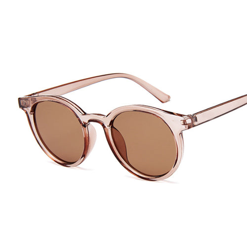 Vintage Black Cat Eye Sunglasses Woman Round Sunglasses-Sunglasses-Arimonz-Arimonz