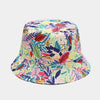 Vintage Bucket Hat Women Summer Sun Hats Reversible Fisherman Hat-Bucket Hats-Arimonz-Arimonz