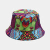 Vintage Bucket Hat Women Summer Sun Hats Reversible Fisherman Hat-Bucket Hats-Arimonz-Arimonz