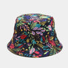 Vintage Bucket Hat Women Summer Sun Hats Reversible Fisherman Hat-Bucket Hats-Arimonz-Arimonz