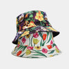 Vintage Bucket Hat Women Summer Sun Hats Reversible Fisherman Hat-Bucket Hats-Arimonz-Arimonz