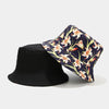Vintage Bucket Hat Women Summer Sun Hats Reversible Fisherman Hat-Bucket Hats-Arimonz-Arimonz