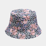 Vintage Bucket Hat Women Summer Sun Hats Reversible Fisherman Hat-Bucket Hats-Arimonz-A17-Arimonz