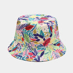 Vintage Bucket Hat Women Summer Sun Hats Reversible Fisherman Hat-Bucket Hats-Arimonz-A4-Arimonz