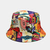 Vintage Bucket Hat Women Summer Sun Hats Reversible Fisherman Hat-Bucket Hats-Arimonz-A7-Arimonz
