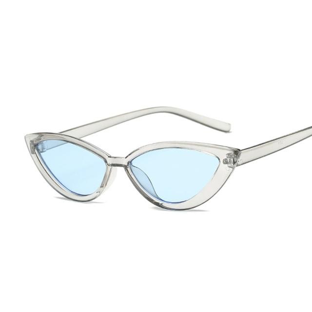 Vintage Cat Eye Sunglasses for Women Fashionable Sunglasses-Sunglasses-Arimonz-Blue Lens-Arimonz