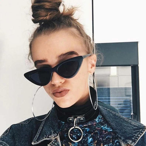 Vintage Cateye Sunglasses for Women Retro Small Cat Eye Sunglasses Eyewear-Sunglasses-Arimonz-Arimonz