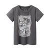 Vintage Cotton T-shirts Cute Cartoon Print Short Tees Soft Tops Chic-Tee-Arimonz-Arimonz
