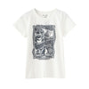 Vintage Cotton T-shirts Cute Cartoon Print Short Tees Soft Tops Chic-Tee-Arimonz-white-Arimonz