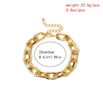 Vintage Cuba Link Chain Anklets for Women Anklet Summer Foot Jewelry-Anklets-Arimonz-Arimonz