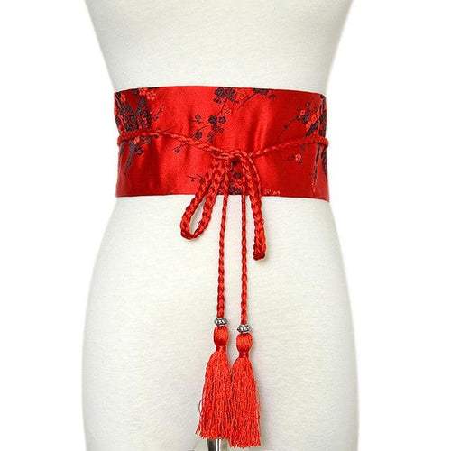 Vintage Floral Belt-Belts-Arimonz-Red-Arimonz