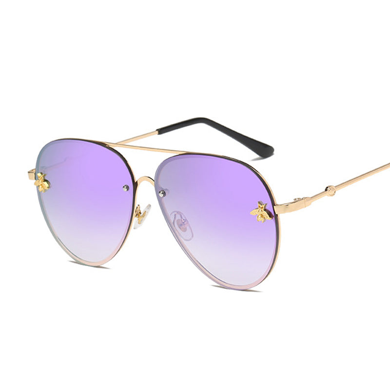 Vintage Gradient Aviation Sunglasses Woman Fashion Sun Glasses-Sunglasses-Arimonz-Arimonz