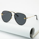 Vintage Gradient Aviation Sunglasses Woman Fashion Sun Glasses-Sunglasses-Arimonz-Black Gray-Arimonz