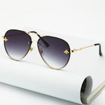 Vintage Gradient Aviation Sunglasses Woman Fashion Sun Glasses-Sunglasses-Arimonz-Double Gray-Arimonz