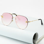 Vintage Gradient Aviation Sunglasses Woman Fashion Sun Glasses-Sunglasses-Arimonz-Gold Pink-Arimonz