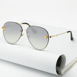 Vintage Gradient Aviation Sunglasses Woman Fashion Sun Glasses-Sunglasses-Arimonz-Gold Silver-Arimonz
