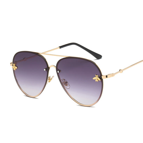 Vintage Gradient Aviation Sunglasses Woman Fashion Sun Glasses-Sunglasses-Arimonz-Arimonz