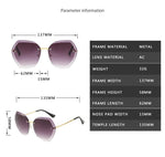 Vintage Rimless Sunglasses Women Men Retro Cutting Lens Sun Glasses-Sunglasses-Arimonz-Arimonz