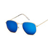 Vintage Square Sunglasses for Women Retro Classic Sunglasses-Sunglasses-Arimonz-Gold Blue-Arimonz