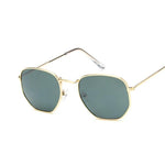 Vintage Square Sunglasses for Women Retro Classic Sunglasses-Sunglasses-Arimonz-Gold Deep Green-Arimonz