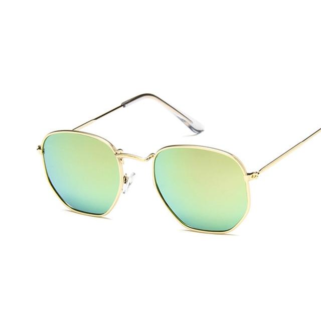 Vintage Square Sunglasses for Women Retro Classic Sunglasses-Sunglasses-Arimonz-Gold Pink-Arimonz