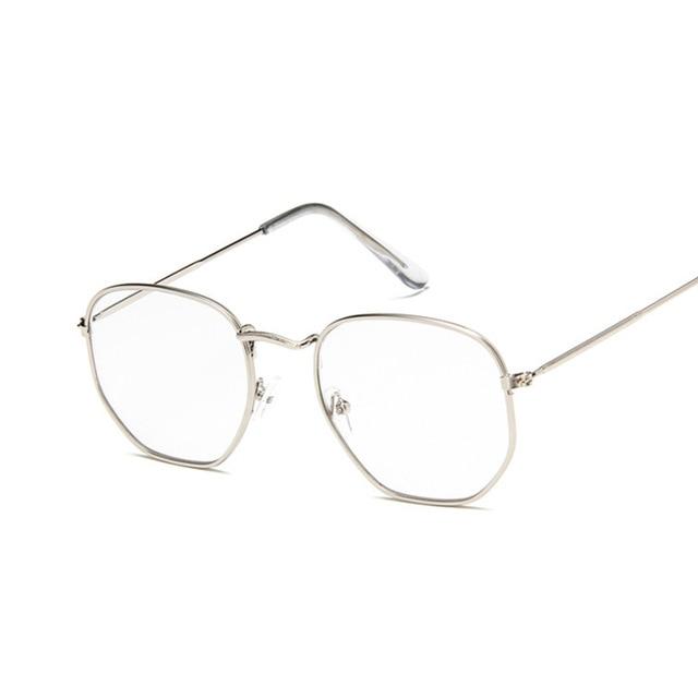 Vintage Square Sunglasses for Women Retro Classic Sunglasses-Sunglasses-Arimonz-Silver-Arimonz