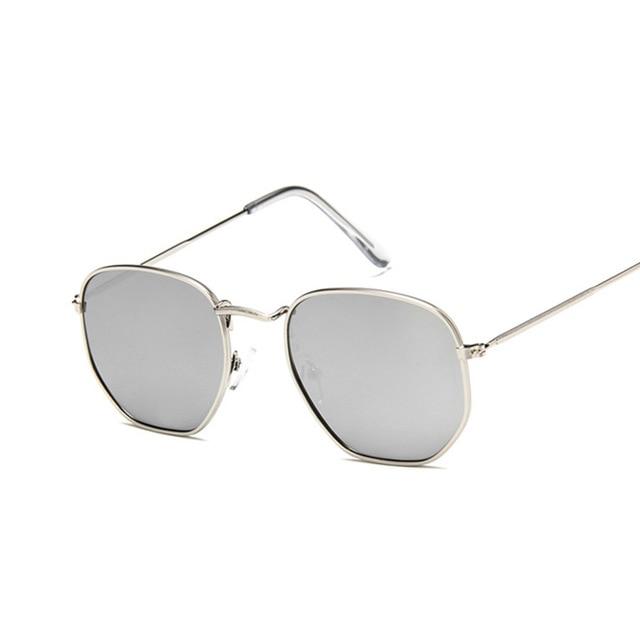 Vintage Square Sunglasses for Women Retro Classic Sunglasses-Sunglasses-Arimonz-Silver Silver-Arimonz