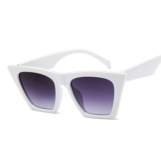 Vintage Sunglasses For Women Cat Eye Sunglasses For Women-Sunglasses-Arimonz-White-Arimonz