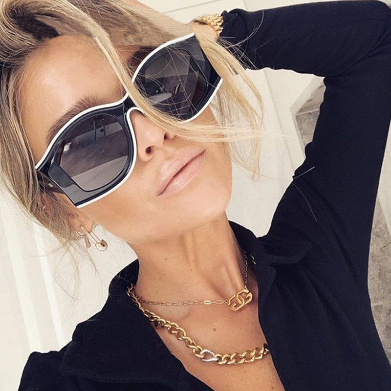 Vintage Sunglasses Women Retro Sun Glasses Big Frame Shades-Sunglasses-Arimonz-Arimonz